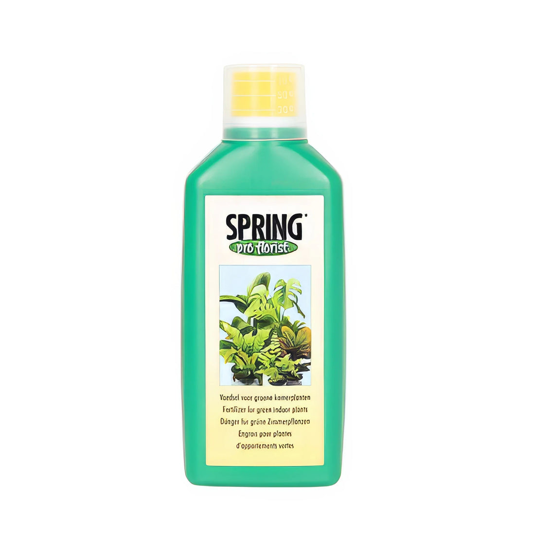 Spring Pro Florist Pflanzennahrung 500 ml für blühende haustierfreundliche Pflanzen im stilvollen Topf, sicher für Katzen und