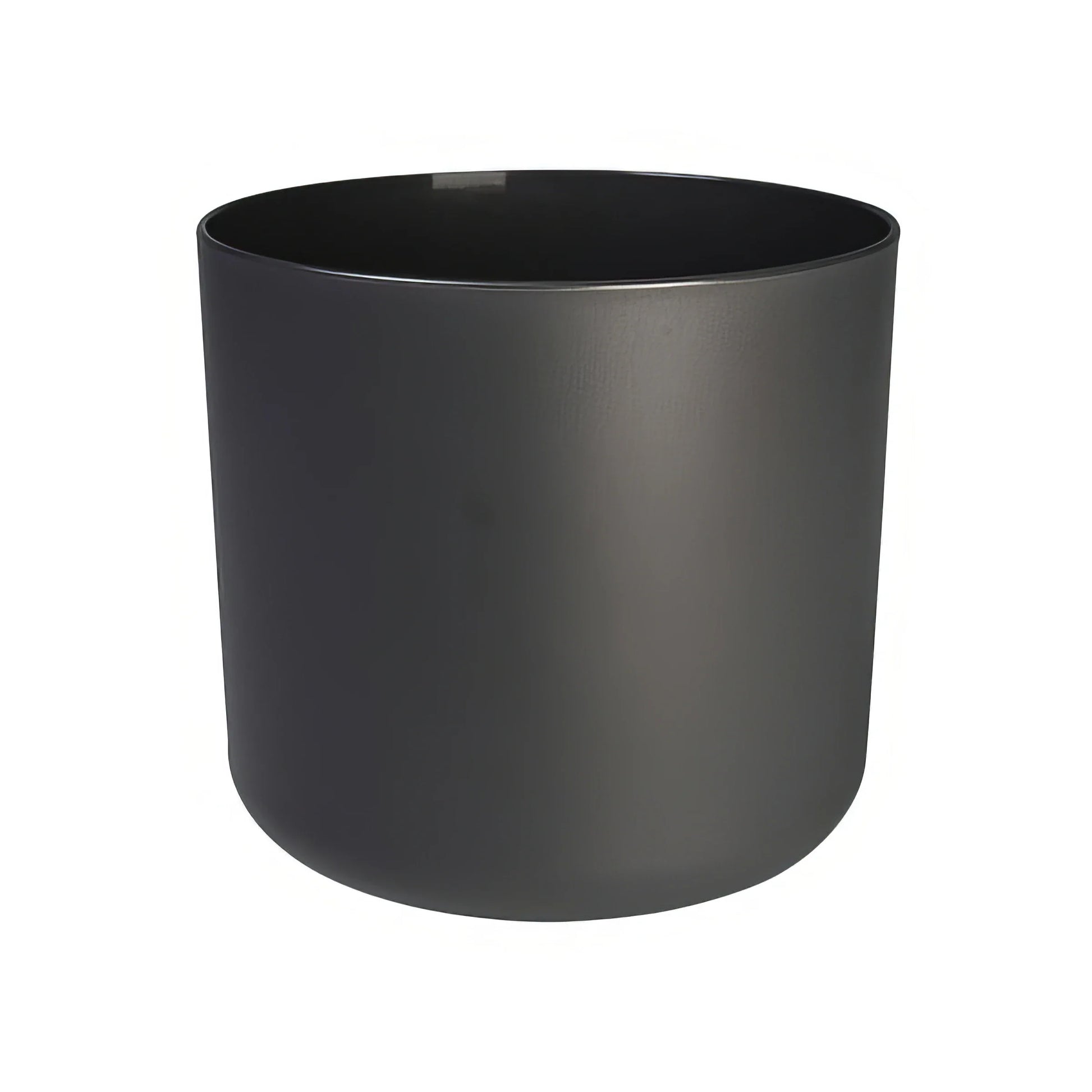 Übertopf Elho B.for Soft, rund, Ø14cm in Anthrazit; ideal für haustierfreundliche Pflanzen, sicher für Katzen und Hunde.