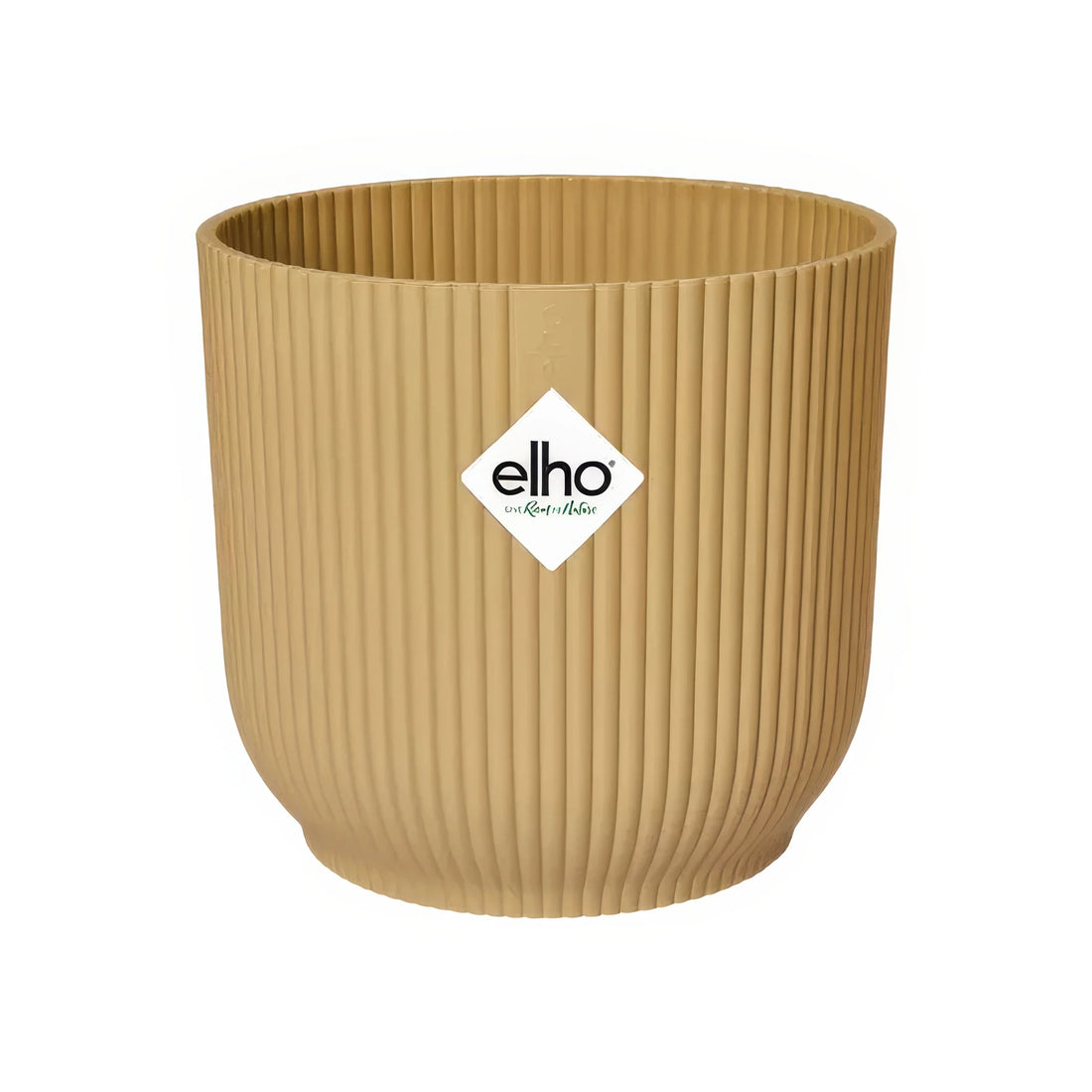 Übertopf Elho Vibes Fold Ø18cm Gelb, stilvoll und ideal für haustierfreundliche Zimmerpflanzen; ungiftig für Katzen und Hunde